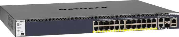 Netgear ProSAFE M4300 Rackmount Gigabit Managed Switch, 26x RJ-45, 2x SFP+, 720W PoE+