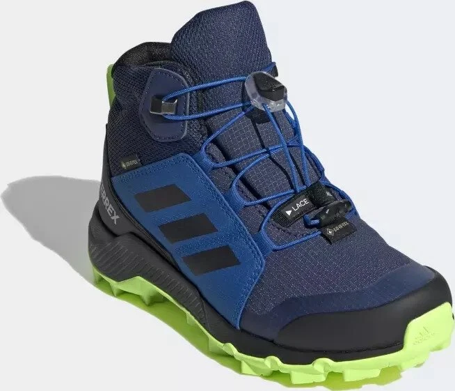 adidas Terrex Mid GTX tech indigo/core black/signal green (Junior)