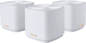 ASUS ZenWiFi AX Mini XD4, AX1800, weiß, Router und 2x Repeater Set, 3er-Bundle (90IG05N0-MO3R20)