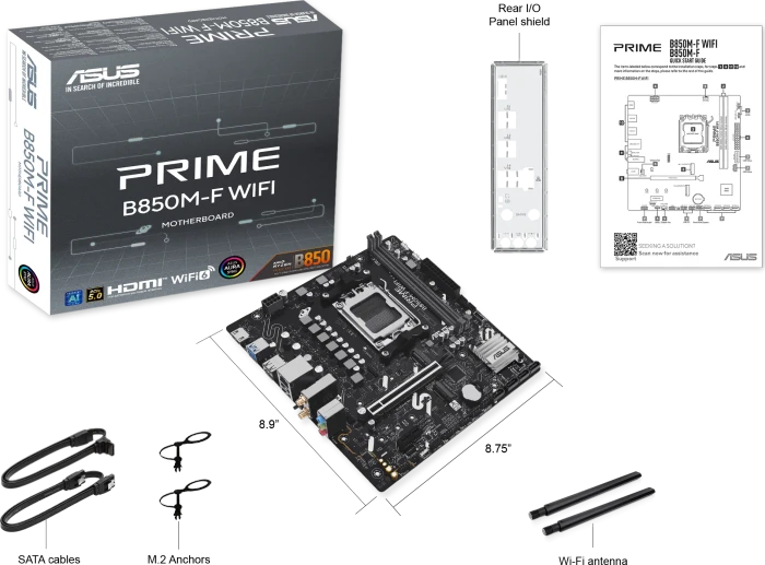 ASUS Prime B850M-F WIFI (AMD AM5)