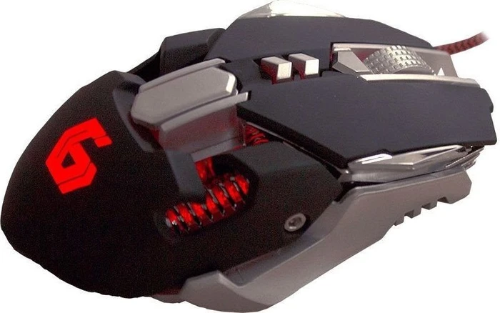 Gembird Gaming Mouse 05 schwarz/silber, USB