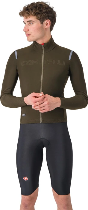 Castelli Omloop Thermal Bibshort Fahrradhose kurz schwarz (Herren)