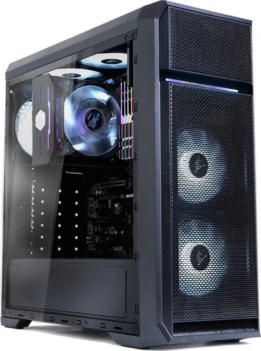 Zalman N5 OF, schwarz, Glasfenster