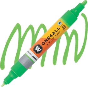 Molotow ONE4ALL Twin 1.5/4mm Acrylmarker fluoreszierend pink