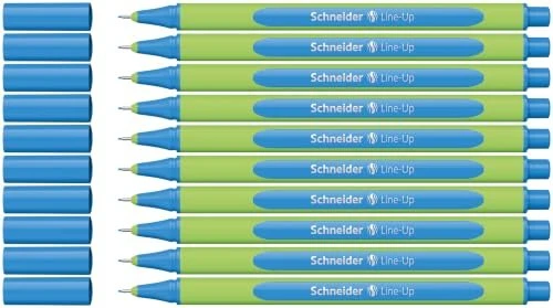 Schneider Line-Up Tintenroller (Mine) alaska blue/grün, 10er-Pack