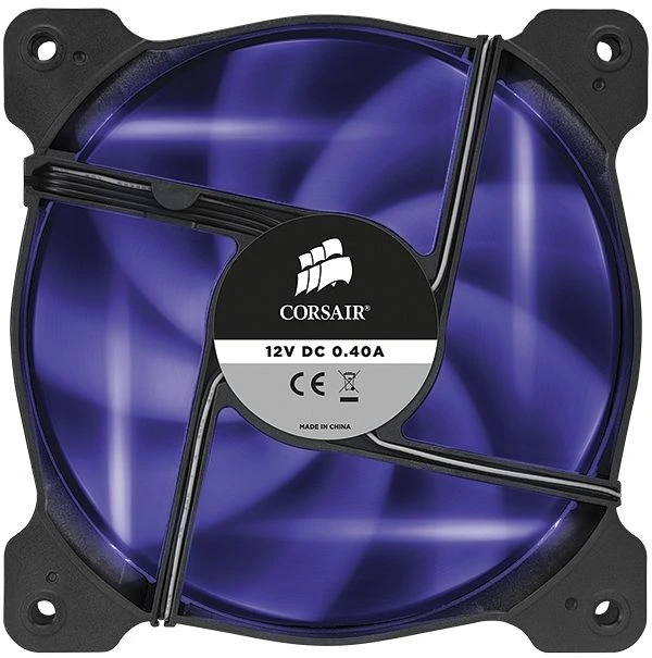 Corsair Air Series AF120 LED Purple Quiet Edition, 120mm, 2er-Pack