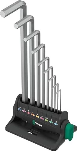 Wera 950/9 Hex-Plus 8 Innensechskant Winkelschlüsselsatz, 10-tlg.