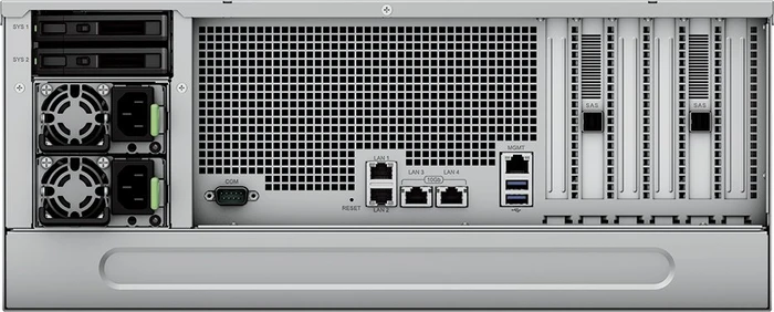 Synology HD6500 HD6500, 64GB RAM reg ECC, 2x RJ-45 10GBase-T, 2x RJ-45 1000Base-T, 4HE