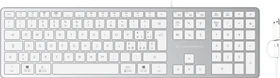 Conceptronic KAYNE02WIT Slim-Tastatur, weiß, USB, IT