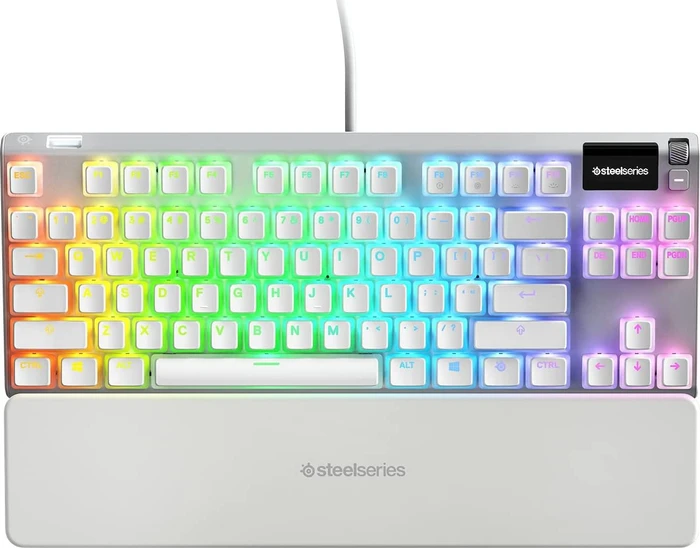 SteelSeries Apex 7 TKL Ghost, weiß, SteelSeries QX2 RED, USB, US