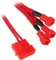 BitFenix Molex auf 3-Pin Adapter, sleeved, 20cm, rot Vorschaubild