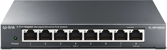 TP-Link Desktop Gigabit Smart Switch, 8x RJ-45, passiv PoE PD
