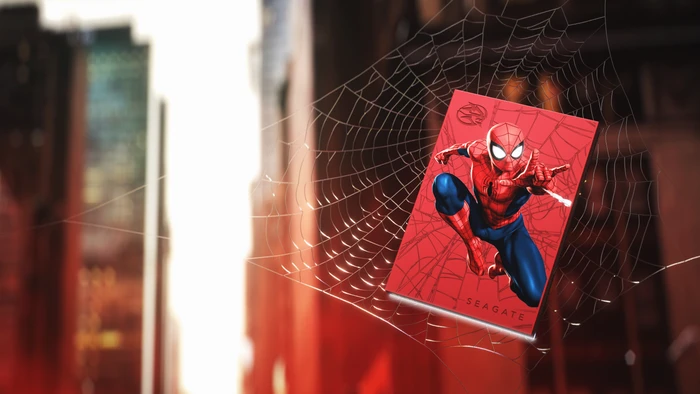Seagate FireCuda Gaming HDD - Spider-Man Special Edition, 2TB, +Rescue, USB 3.0 Micro-B