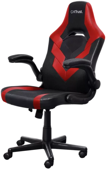 Trust Gaming GXT 703R Riye Gamingstuhl, schwarz/rot