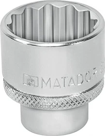 Matador 4075 Außensechskant Steckschlüssel 1/2", 11x22mm