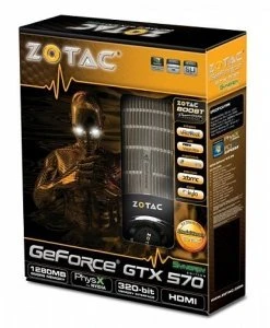 Zotac GeForce GTX 570 Synergy, 1.25GB GDDR5, 2x DVI, Mini HDMI