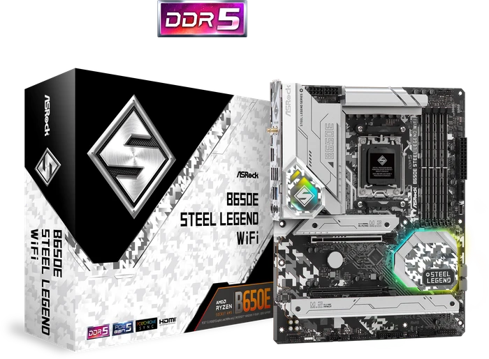 ASRock B650E Steel Legend WiFi (AMD AM5)