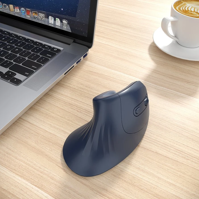 Gembird Ergonomic 6-Button Wireless Optical Mouse ERGO-03 schwarz, USB