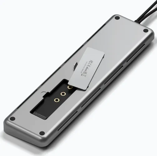 Satechi Dual Dock Stand mit NVMe, USB-C 3.1 [Stecker]