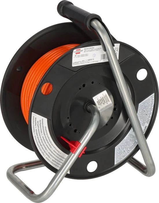 Brennenstuhl Garant G Bretec Gartenkabeltrommel, Gerätetrommel, Schuko auf 1x Schuko, 38m, IP44, AT-N05V3V3-F 3G1,5