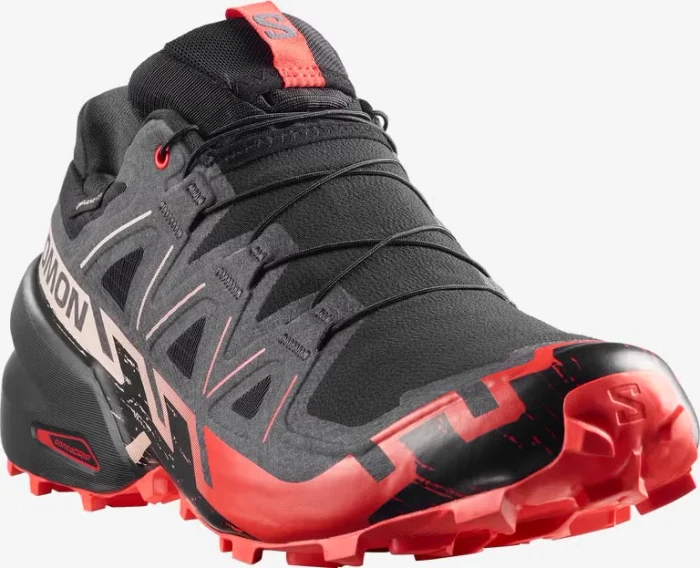 Salomon Speedcross 6 GTX black/fiery red (Herren)