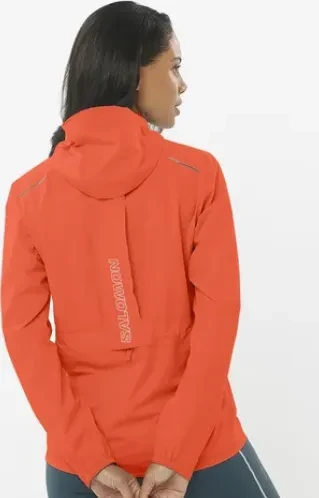Salomon Bonatti Trail Funktionsjacke cherry tomato (Damen)