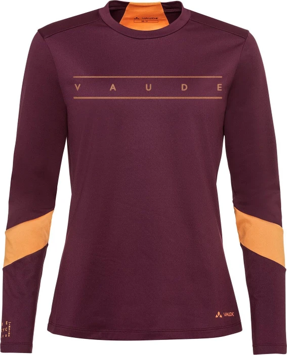 Vaude Qimsa Trikot langarm cassis (Damen)