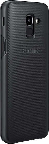 Samsung Wallet Cover für Galaxy J6 (2018) schwarz