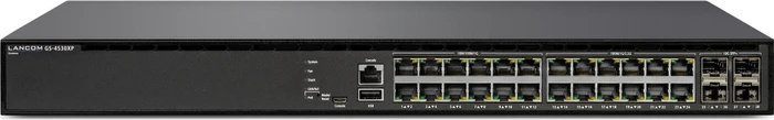 Lancom GS-4530 Rackmount 2.5G Managed Switch, 24x RJ-45, 4x SFP+, 2x QSFP+, 720W PoE+