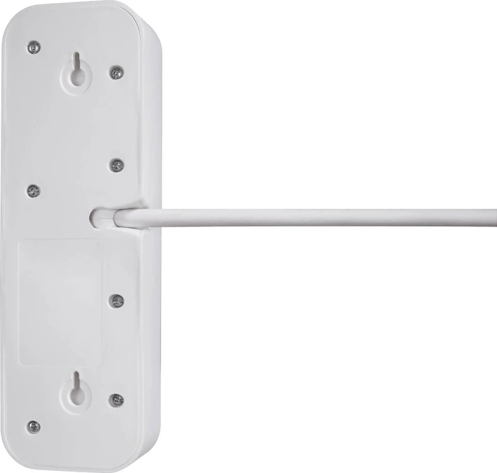 Sygonix Steckdosenleiste, 2-fach, 4x USB, 1.4m, weiß/silber
