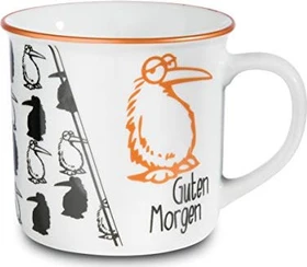 Nici Kaffeetasse Guten Morgen 400ml metallic