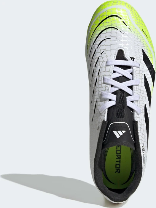 adidas Predator League MG cloud white/core black/lucid lemon (Junior)