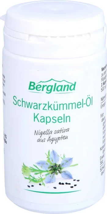 Bergland Schwarzkümmelöl Kapseln, 75 Stück