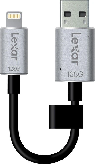 Lexar JumpDrive C20i 128GB, USB-A + Apple Lightning, USB 3.2 Gen 1×1, USB 2.0