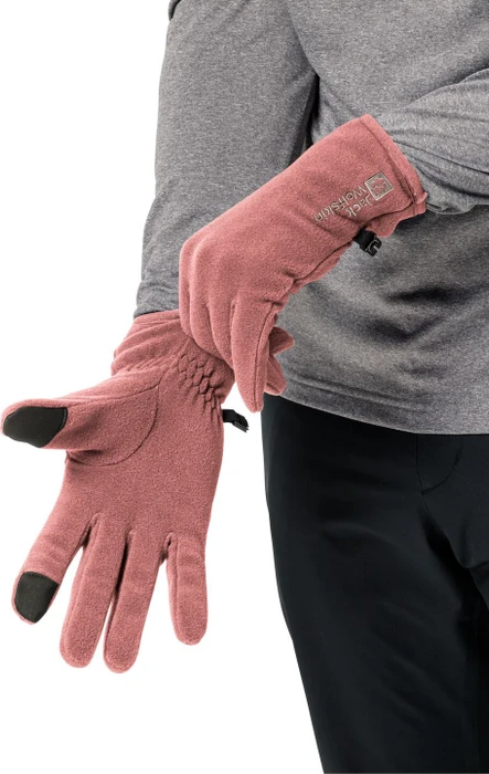 Jack Wolfskin Real Stuff Handschuhe mineral red