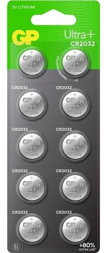 GP Batteries Ultra Plus CR2032, 10er-Pack