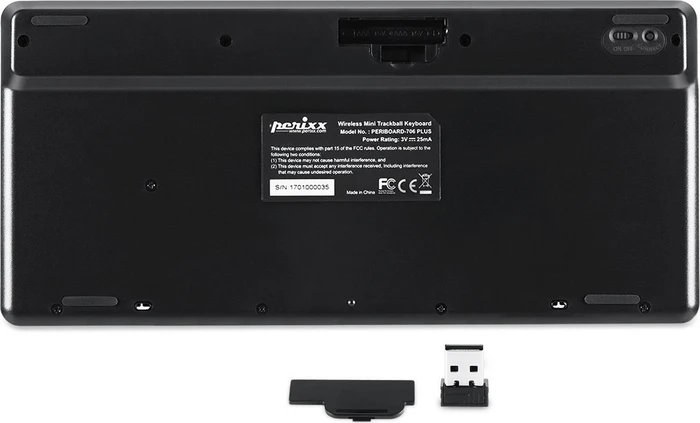 Perixx Periboard-706 PLUS schwarz, USB, US