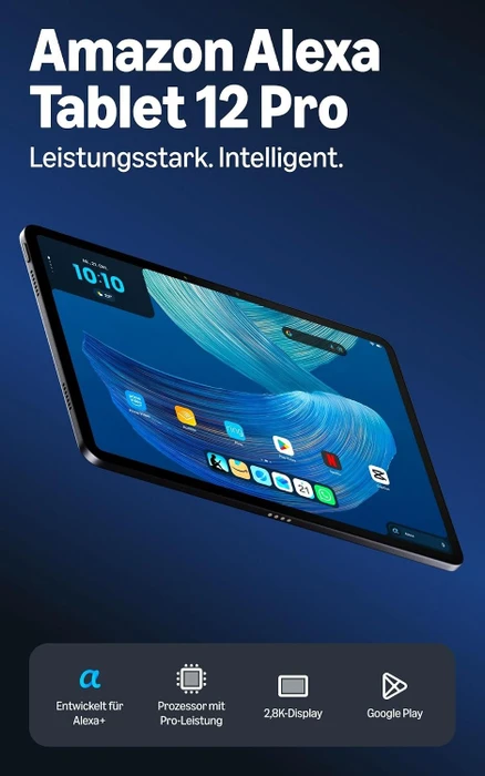 Amazon Alexa Tablet 12 Pro, 8GB RAM, 128GB [2026]