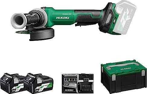 Hikoki G3613DFWQZ Akku-Winkelschleifer inkl. Koffer + 2 Akkus 2.5Ah