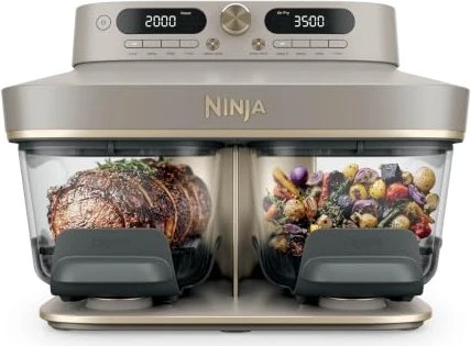 Ninja DD103EUSD1 CRISPi DualZone stone/gold