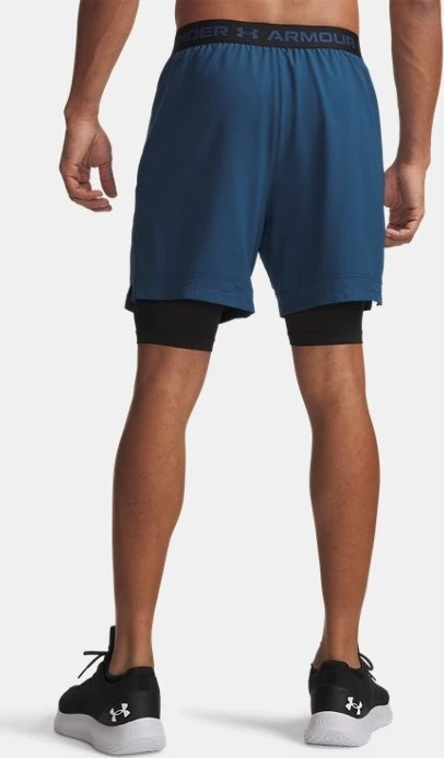 Under Armour Vanish Woven 2-in-1 Hose kurz wham blue/ultimate black (Herren)