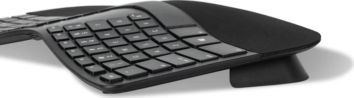 Matias Sculpted Ergonomic Rechargeable Keyboard for PC, schwarz, USB, DE