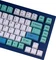 Keychron Q1/Q2/K2 OEM Dye-Sub Keycap-Set Iceberg, Kunststoff (PBT), Iceberg, blau/türkis/weiß, 97 Tasten (83+14), ANSI-US Vorschaubild