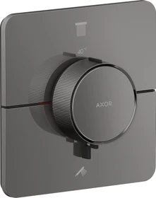 Hansgrohe Axor ShowerSelect ID softsquare Thermostat für 2 Verbraucher polished black chrome