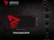 Savio Turbo Dynamic L Gaming Mauspad, schwarz/rot Vorschaubild
