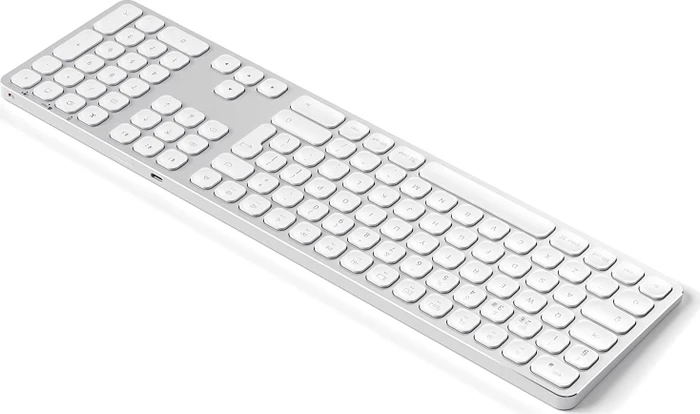 Satechi Aluminium Wireless Keyboard, silber, Bluetooth, UK