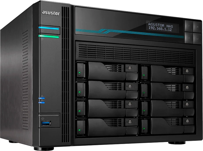 Asustor Lockerstor 8 AS6508T, 8GB RAM, 2x RJ-45 10GBase-T, 2x RJ-45 2.5GBase-T