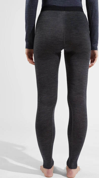 Odlo Natural Performance Wool 150 Base Layer Hose lang dark grey melange (Damen)