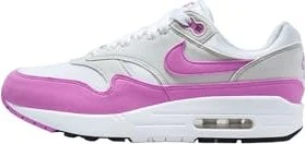 Nike Air Max 1 neutral grey/white/black/fuchsia dream (Damen)