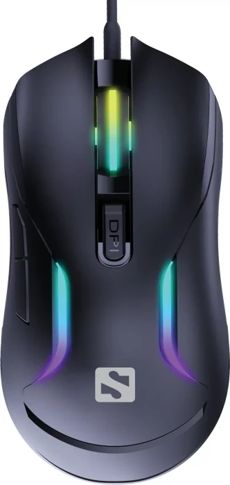 Sandberg LightFlow 6D Gaming Mouse, schwarz, USB